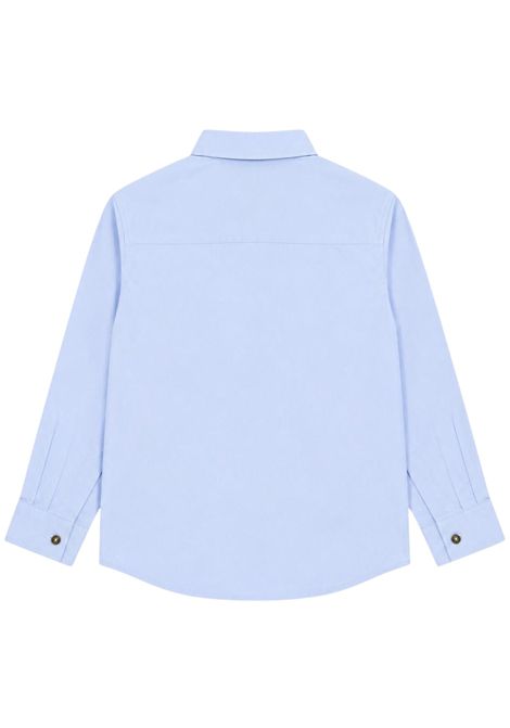 Camicia bambino azzurra in cotone Manuel Ritz | 4546AZZURRO